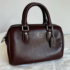 Coach Mini Rowan in Maple - Brand New